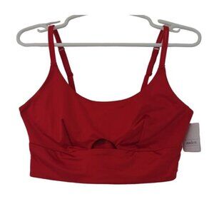 AUDEN, Bras, adjustable straps in spandex and nylon, red, for women, size L. NWT